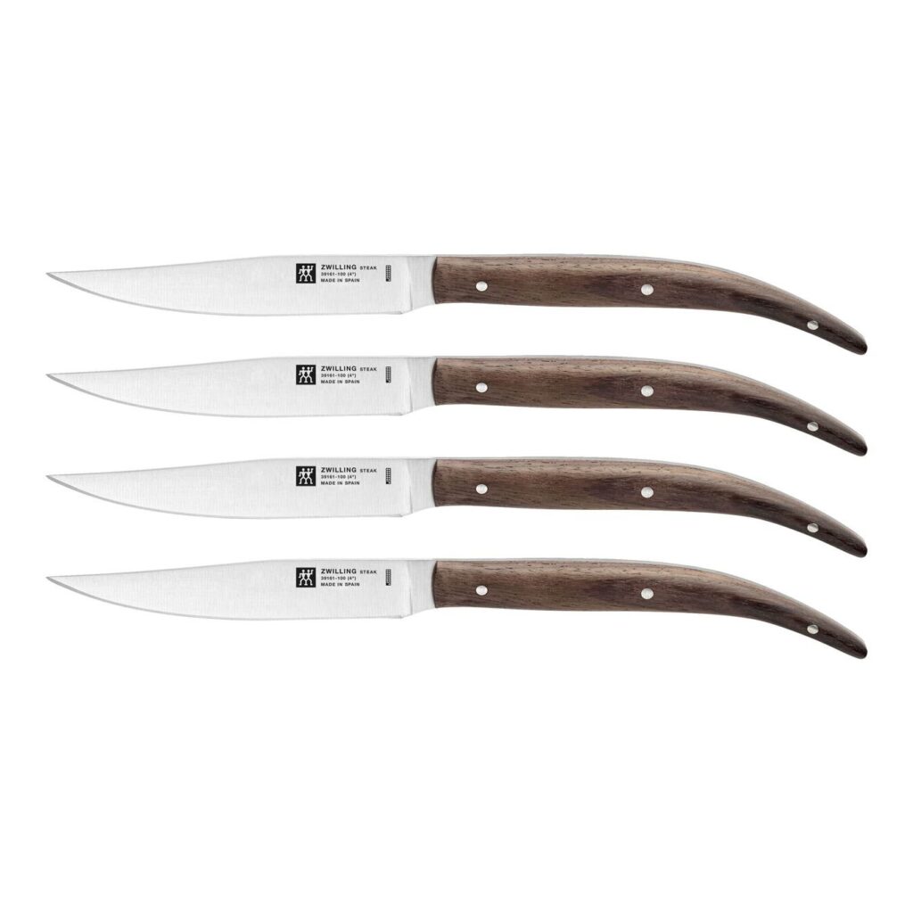 Zwilling Steakmessen 4 Stuks Palissander Hout Woerdman Kookkado 