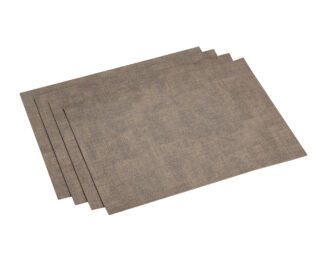 Placemat Vegan Leather - Rechthoekig 43x 30 - Donkerbruin