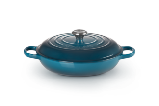 Le Creuset Campagnard Stoofpan Deep Teal – 30 cm