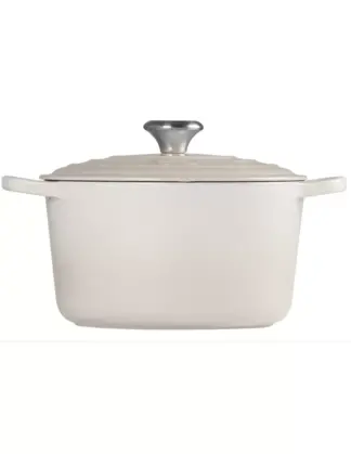 Le Creuset Stoofpan Signature Hoog Meringue – 24 cm